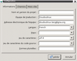 Propriétés d'un catalogue (po) sous poedit {PNG}